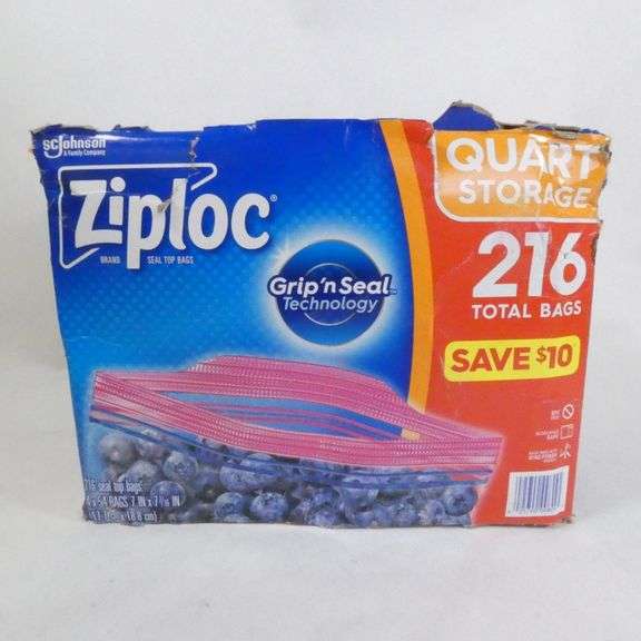 Ziploc Quart Freezer Bags, 216 ct Rio Grande Trade