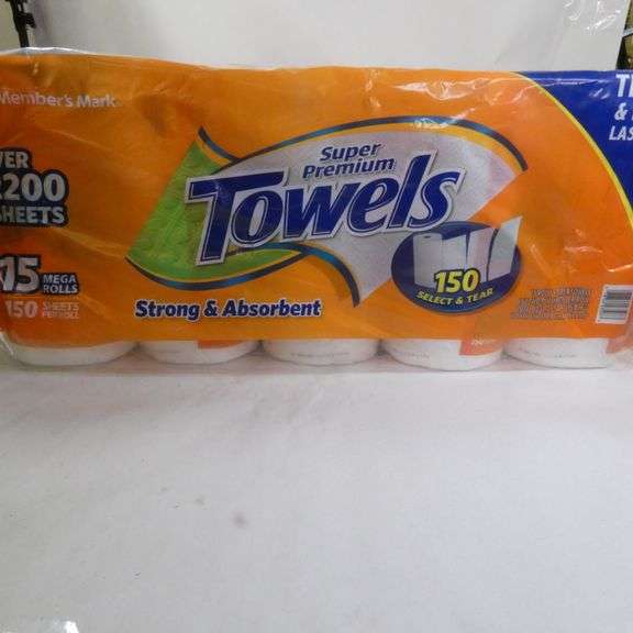 Member's Mark Paper Towels, 15 Rolls Rio Grande Trade