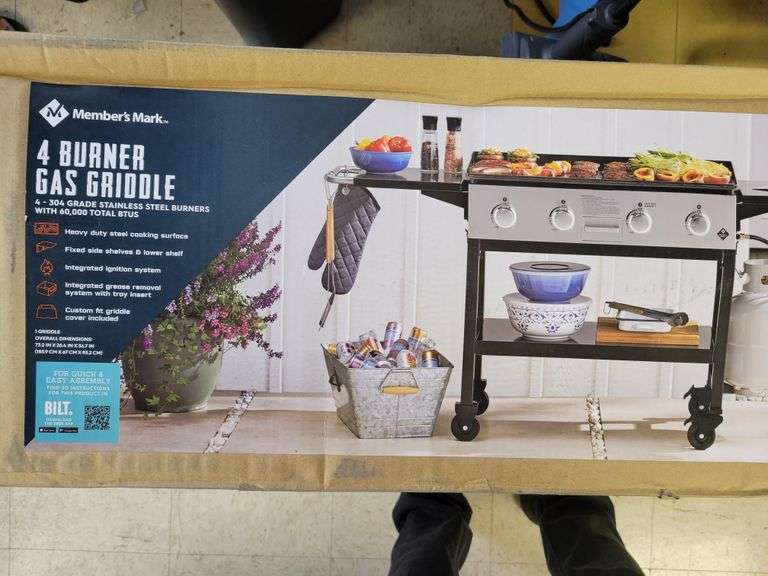 Member's Mark 4Burner Outdoor Gas Griddle Rio Grande Trade