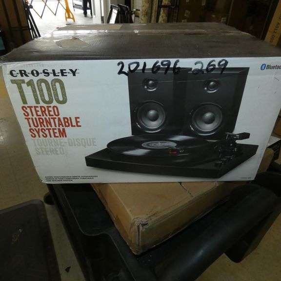 Crosley, T100 Stereo Turntable System Rio Grande Trade