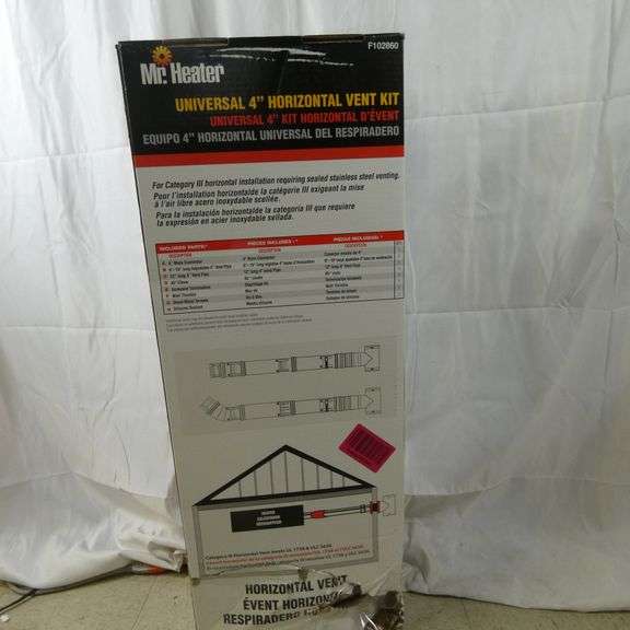 Mr. Heater 4 inch Stainless Steel Horizontal Vent Kit for Big Maxx