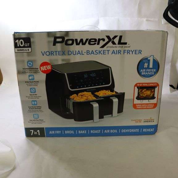 PowerXL Vortex DualBasket Air Fryer (NIB) Rio Grande Trade