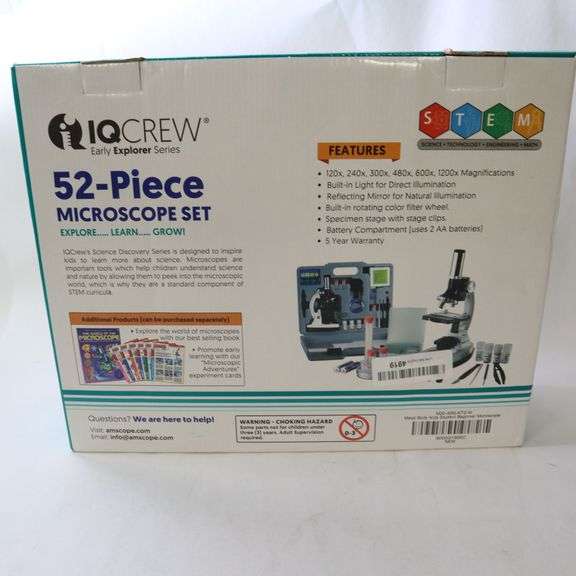 Kit Vetrini Per Microscopio AmScope SP-14 - Con Coloranti E Accessori, Per Campioni E Analisi Di Laboratorio - Foto 6