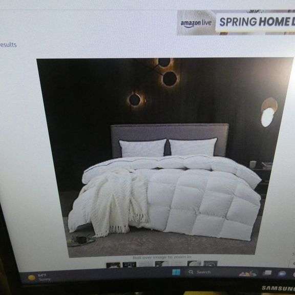 BEDSURE Goose Down Comforter Queen Size Rio Grande Trade