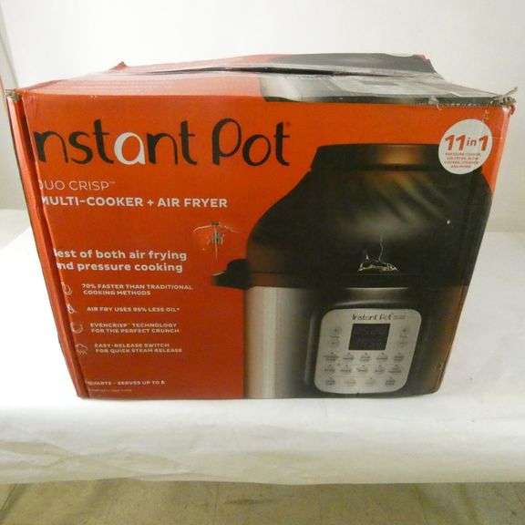 Instant Pot 8 qt 11in1 Air Fryer Duo Crisp + Electric Pressure Cooker