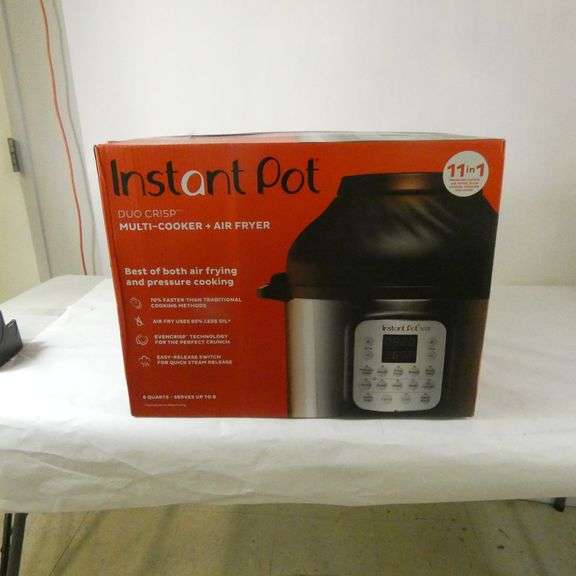 Instant Pot 8 qt 11in1 Air Fryer Duo Crisp + Electric Pressure Cooker