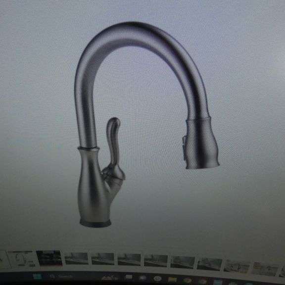 Delta 9178T Leland PullDown Kitchen Faucet SpotShield Stainless Rio Grande Trade