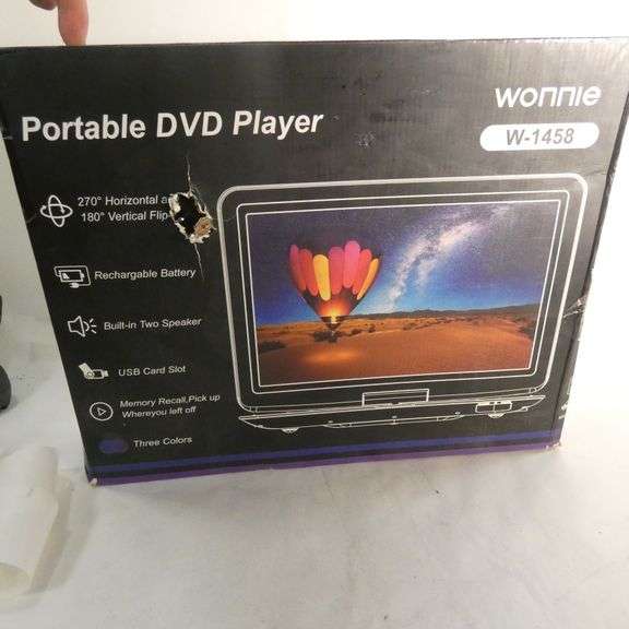 WONNIE 17.9’’ Large Portable DVD/CD Player Rio Grande Trade