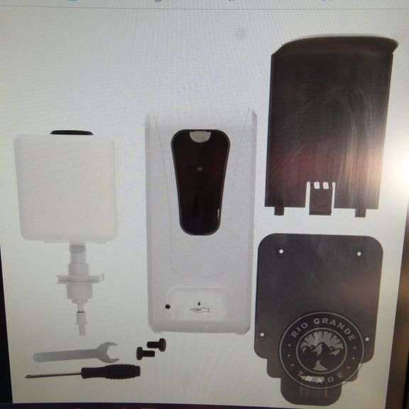 Luxton Home Automatic Hand Sanitizer Dispenser & Stand White Rio