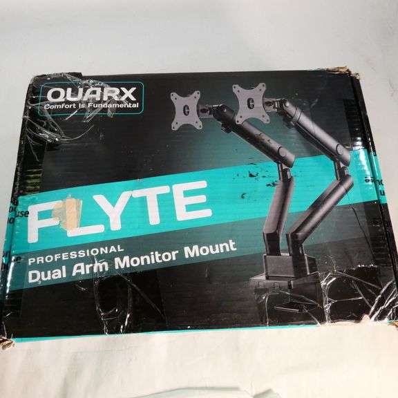 Quarx Flyte Professional Dual Arm Monitor Mount Rio Grande Trade