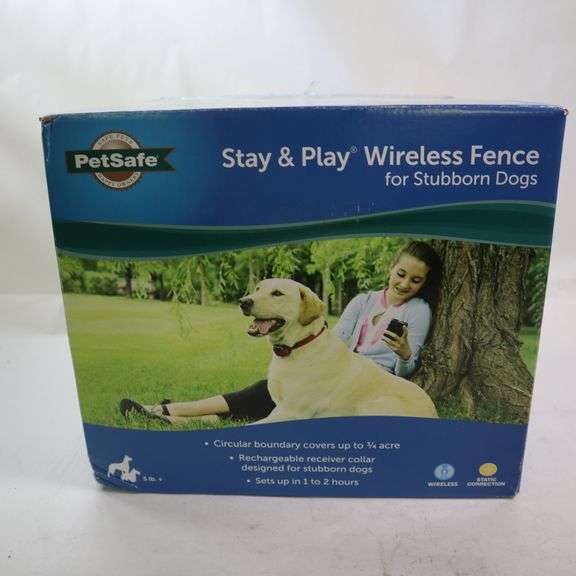 Stay&Play Wireless Fence for Stubborn Dogs Rio Grande Trade