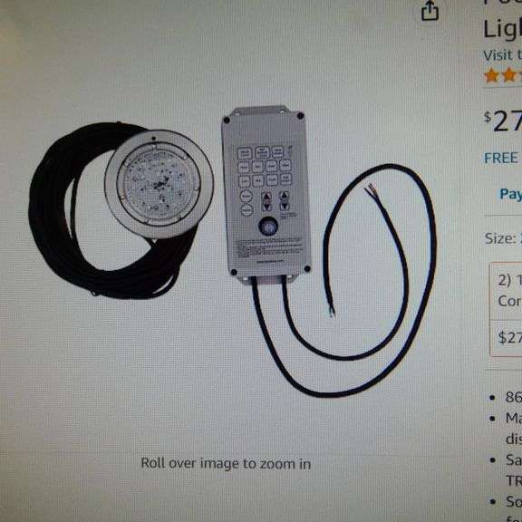 Poolexa Inground Pool/Spa Light Rio Grande Trade