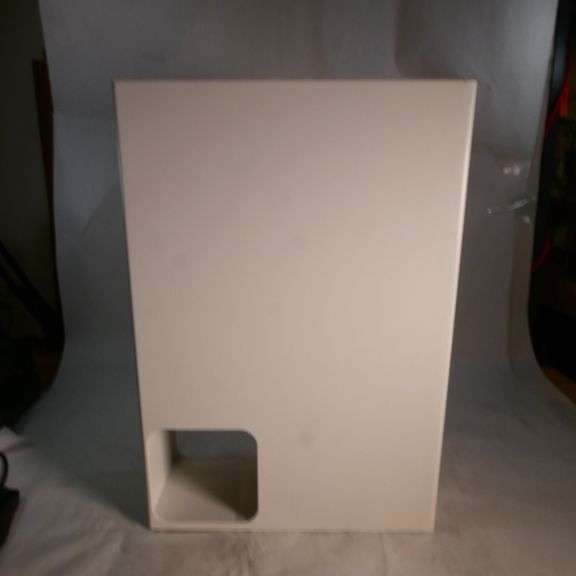 Toilet Paper StockerBathroom Storage Organizer Dispenser, White Rio