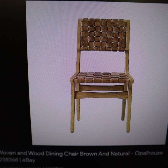 OpalHouse Ceylon Dining Chair Natural Finish Rio Grande Trade