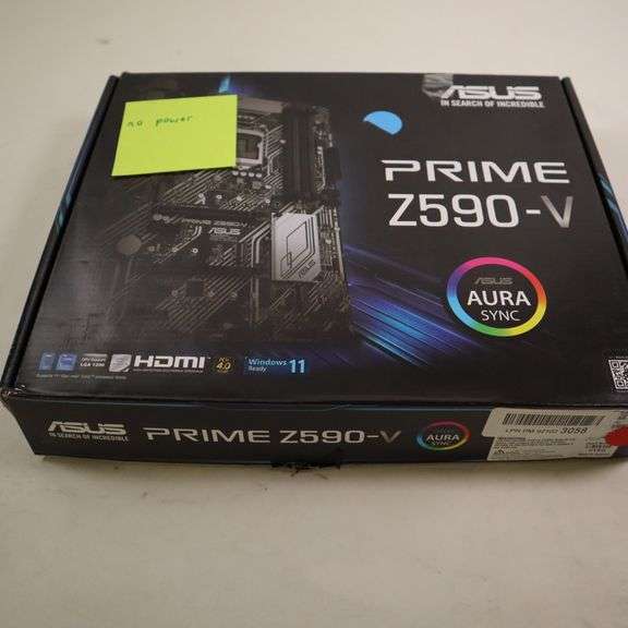 ASUS Prime Z590V Gaming Motherboard (No Power) Rio Grande Trade