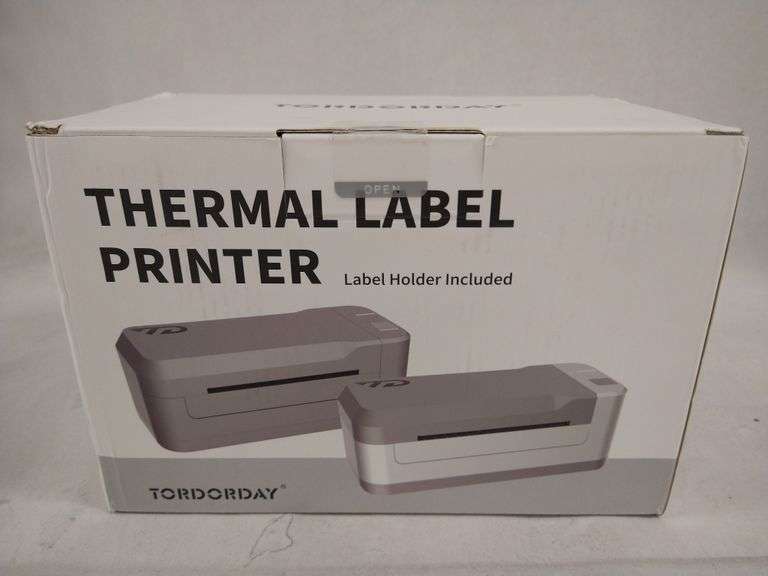 Tordorday Thermal Label Printer, Label Holder Included Rio Grande Trade