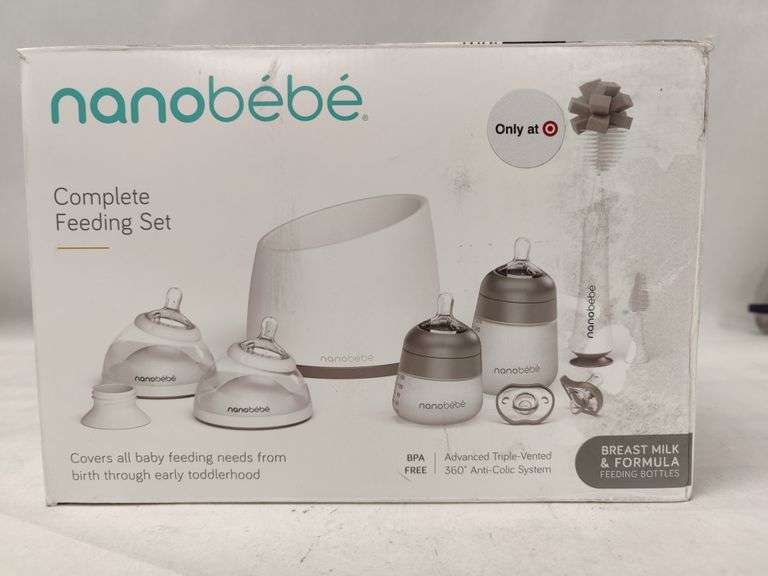 Nanobebe Complete Feeding Baby Bottle Set Rio Grande Trade