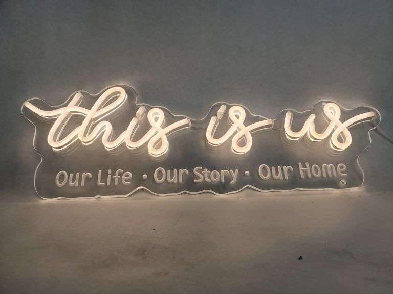 This Is Us Wall Decor Neon Sign, 17" x 7" Rio Grande Trade