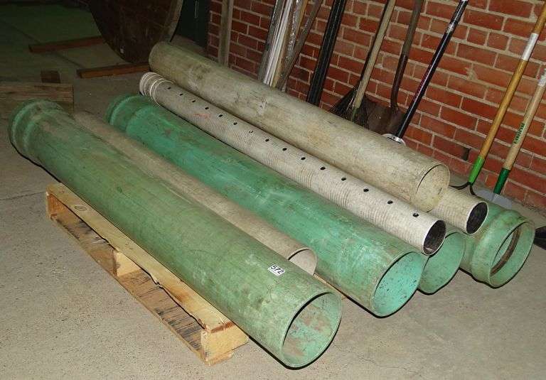 Large PVC Pipe Sections. These make great containers for tripods & more