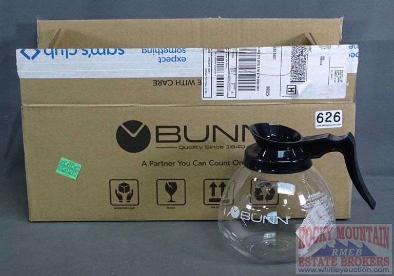 3 New Bunn 12 Cup Coffee Carafes. All for one money. Rocky Mountain