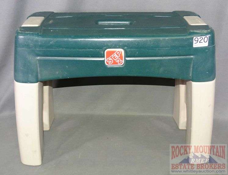 Step 2 Step Stool Garden Kneeler. This takes a padded cushion on the