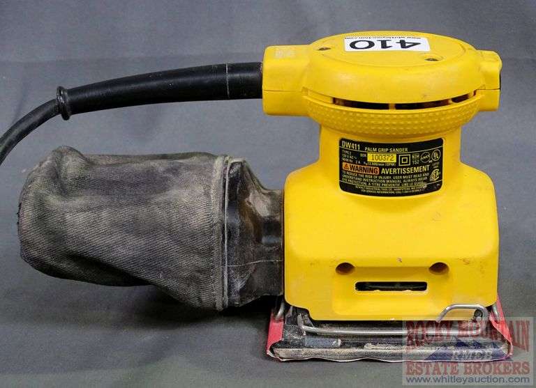 DeWalt DW411 Palm Grip Sander. Rocky Mountain Estate Brokers Inc.