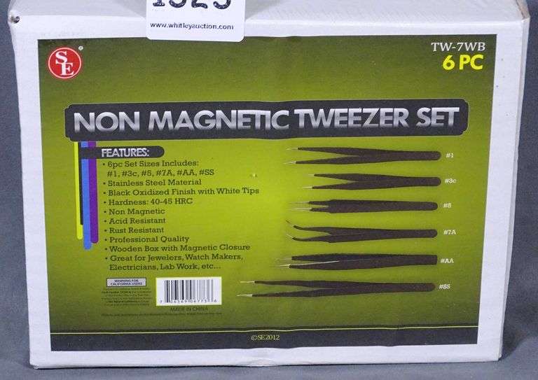 New 6 Piece Tweezer Set. This is a nice set of tweezers when you need to do detail