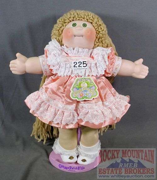 Vintage "Jessica Louise" Porcelain Cabbage Patch Doll with Original