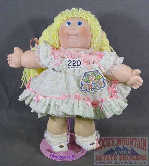 Vintage "Pamela Diane" Porcelain Cabbage Patch Doll with Original Hang