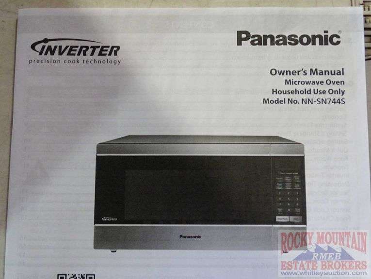 Panasonic the Genius Sensor 1250W Invertor stainless steel microwave