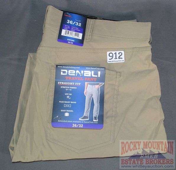 New MM Denali straight fit, travel pants, 36X32. Rocky Mountain