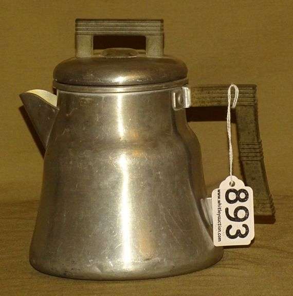 Cool Vintage Wearever Aluminum Percolator Coffee Pot. Rocky Mountain