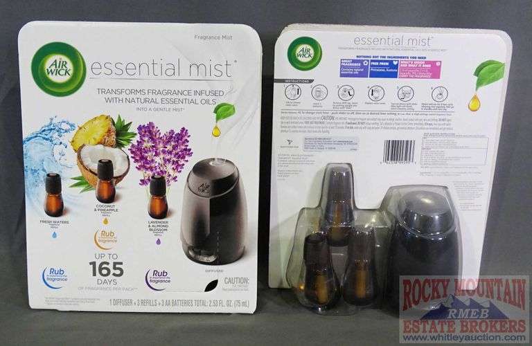 2 New Air Wick Essential Oil Diffusers. Rocky Mountain Estate Brokers Inc.