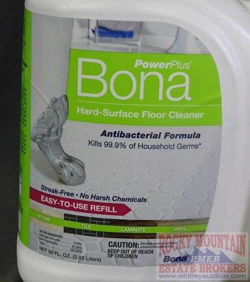 New Bona Hard Surface Cleaner. Rocky Mountain Estate Brokers Inc.
