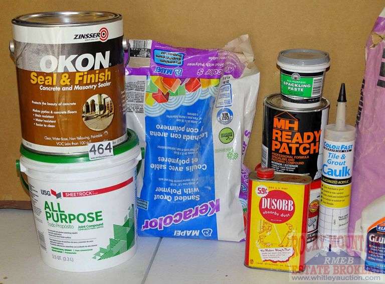 Caulking, Wood Glue, Grout, Joint Compound, Masonry Sealer & More