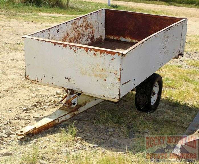 Single Axle Utility Dump Trailer. Rocky Mountain Estate Brokers Inc.
