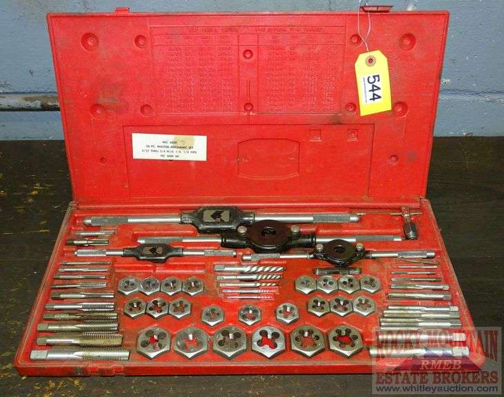 VermontAmerican Tap & Die Set In Case. Looks to be mainly complete