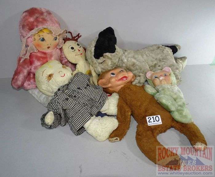 Vintage Stuffed Animals & Cloth Dolls. Rocky Mountain Estate Brokers Inc.