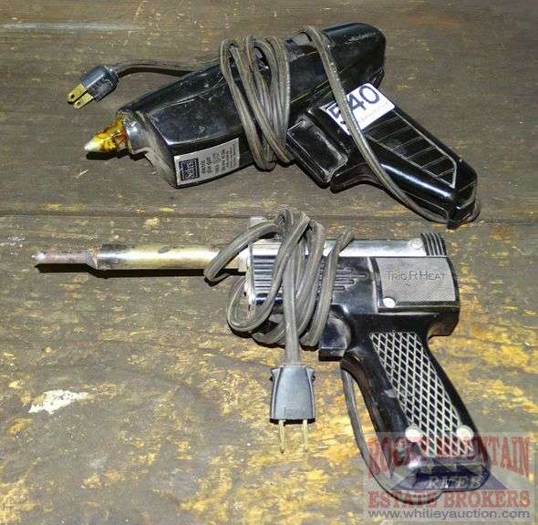 Trig R Heat Soldering Gun & Sears Hot Glue Gun. Both for one money. Rocky Mountain Estate