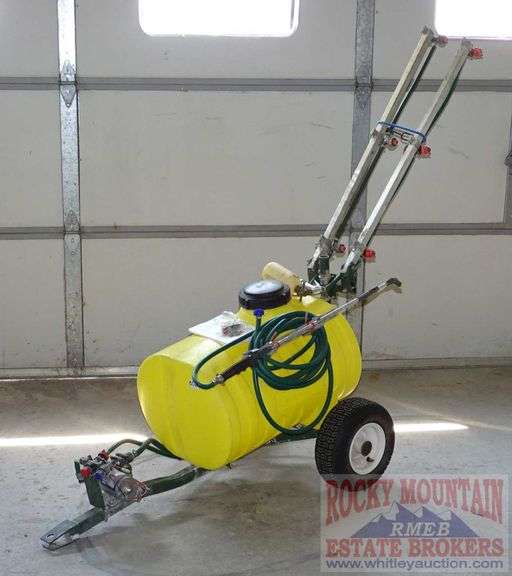 Garden Tractor Sprayer W/ Electric Pump & Hand Gun. Rocky Mountain