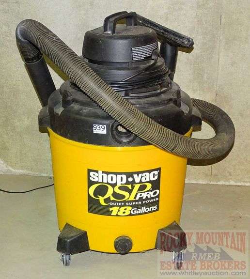 Nice Shop Vac QSP Pro 18 gallon, quiet super power, shop vacuum with
