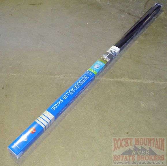 New Coolaroo 96"X96" Outdoor Roller Shade with Full Valance & Wand