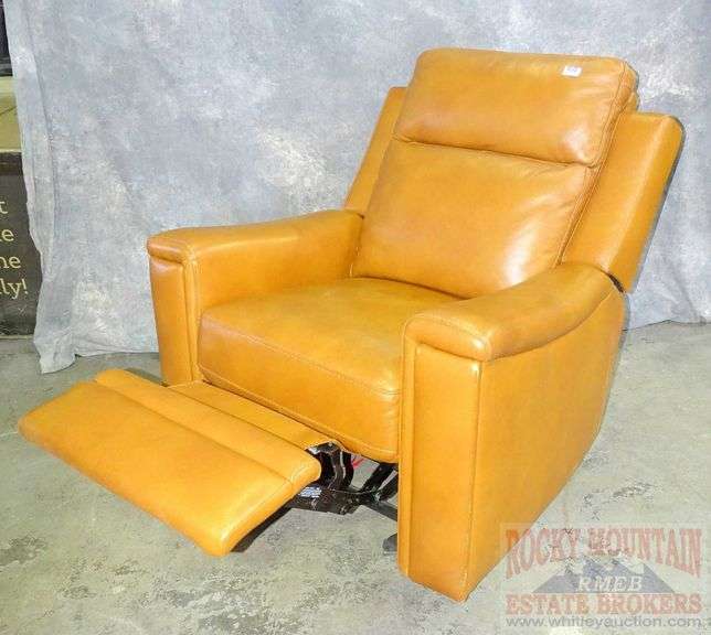 Like new Member's Mark Livingston "Saddle Brown" Leather Reclining
