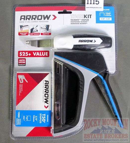 New Arrow T50X Tacmate Stapler Kit. This has an easytoload design