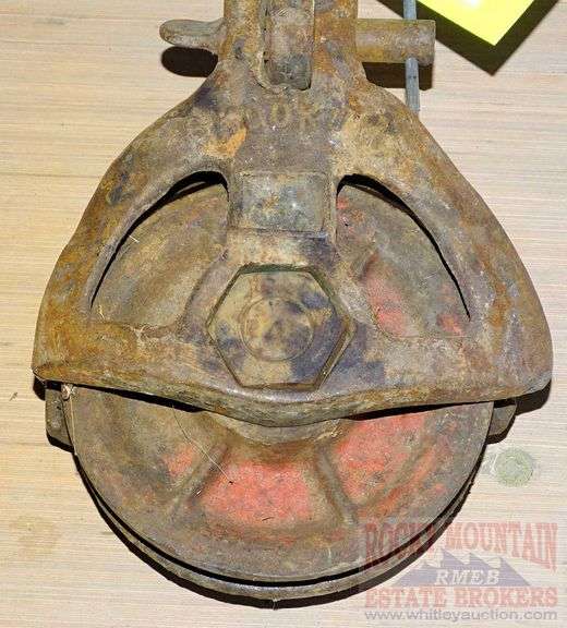Heavy Duty Skookum Snatch Block. Rocky Mountain Estate Brokers Inc.