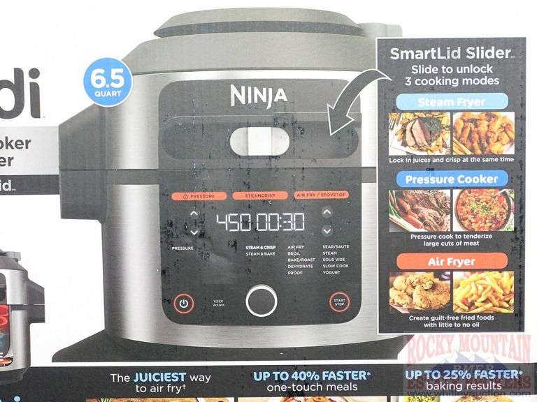 New Ninja Foodi 14in1 6.5Quart Pressure Cooker Steam Fryer with