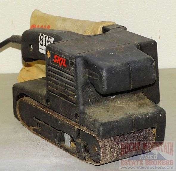 Skil 3"X18" belt sander. Rocky Mountain Estate Brokers Inc.