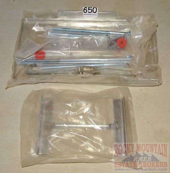 New battery tray with hold down clamp. Rocky Mountain Estate Brokers Inc.