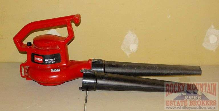 Toro Power Sweep electric blower. - Rocky Mountain Estate Brokers Inc.