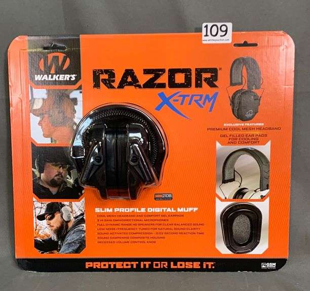 New Walkers Razor XTRM Electronic Hearing protectors. Rocky Mountain